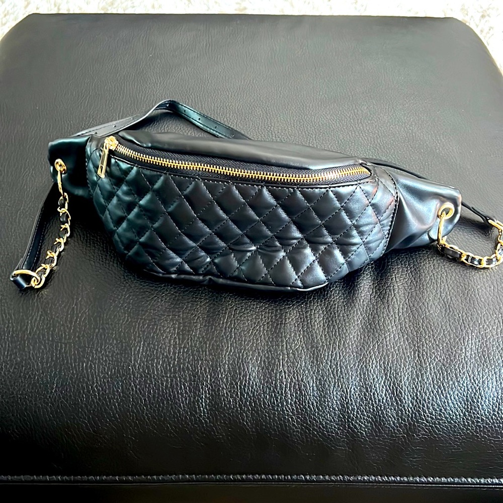 Black ASOS Plus Size Fanny Pack